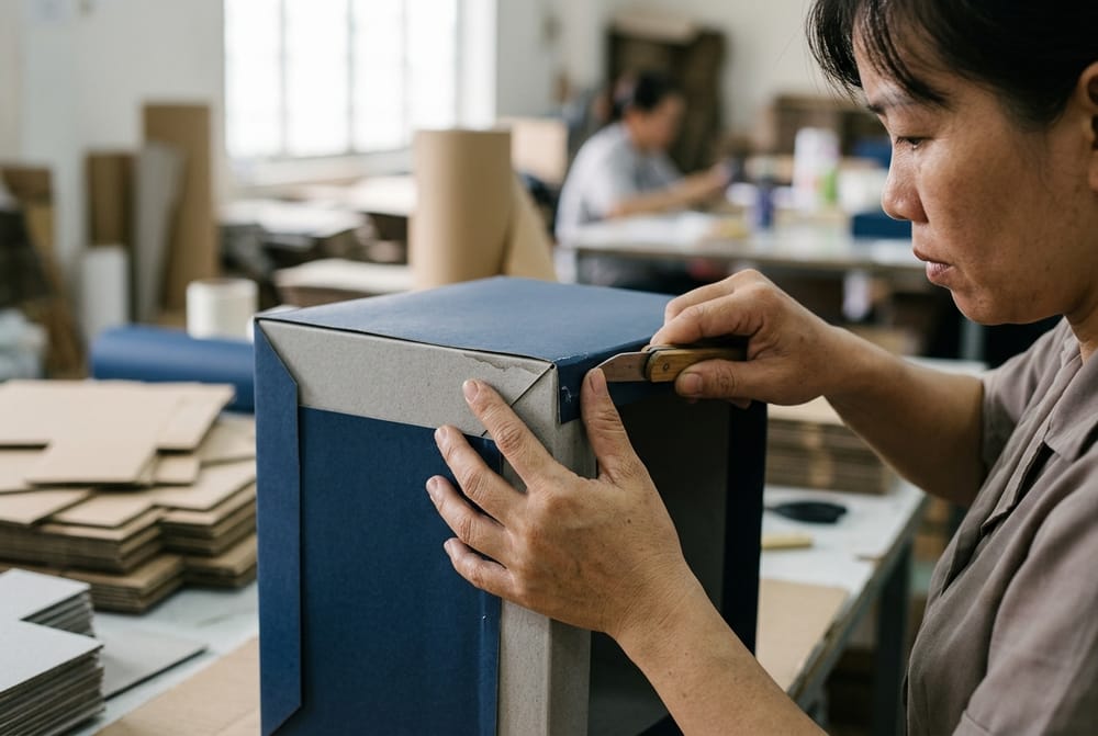 Bí Quyết Chọn Xưởng Sản Xuất Hộp Giấy Cứng Chuẩn Khắt Khe