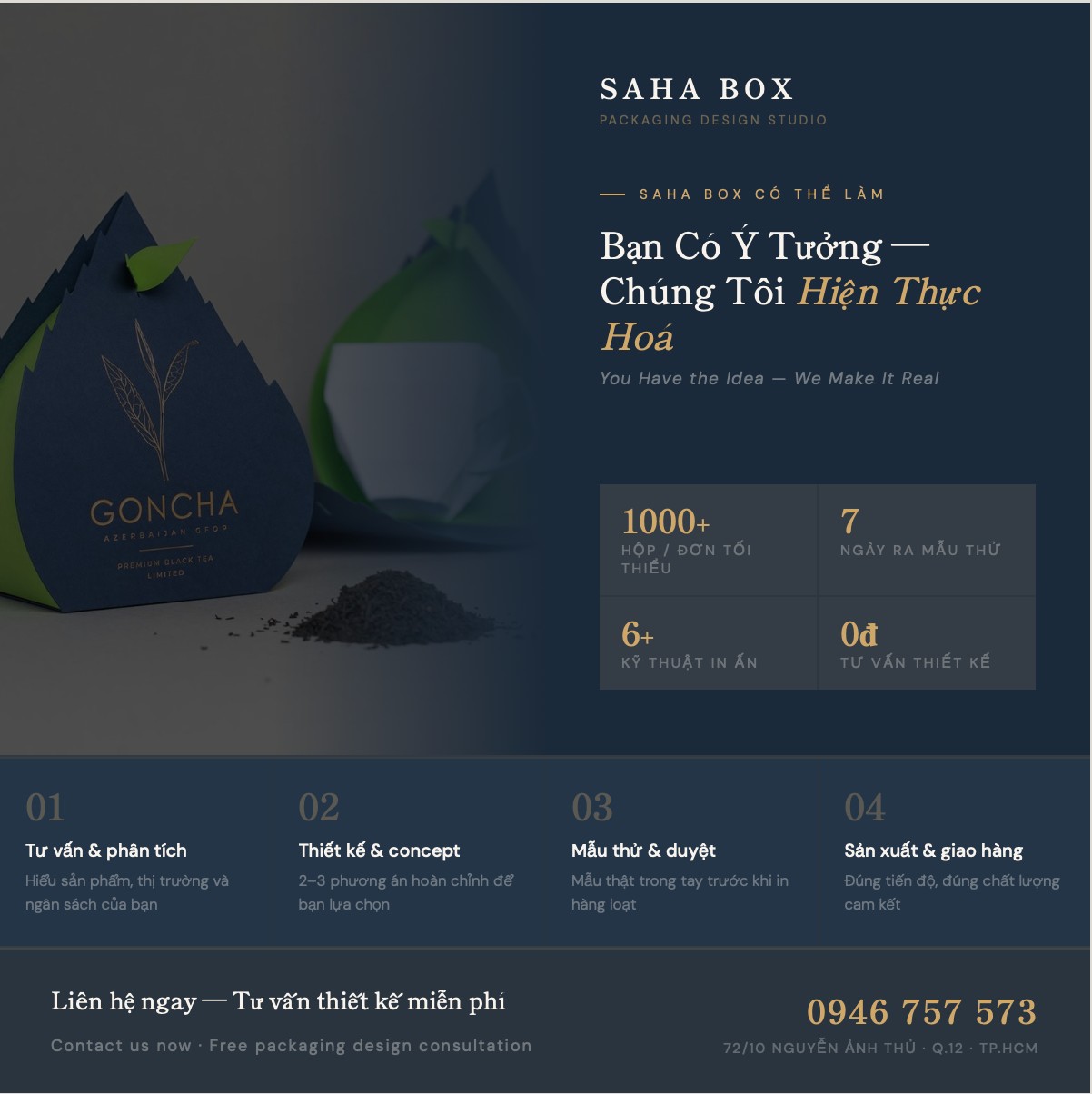 quy trình sản xuất bao bì sahabox